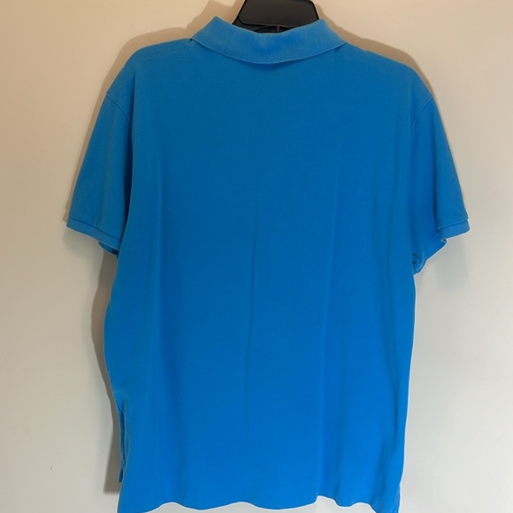 POLO by Ralph Lauren Blue with Pink Pony Slim Fit Short Sleeve Size XL - Picture 7 of 7